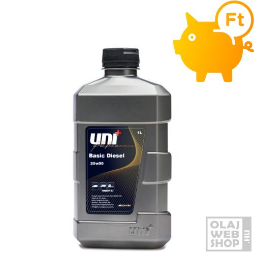 Uni+Performance Basic Diesel 20W-50 haszongép motorolaj 4L