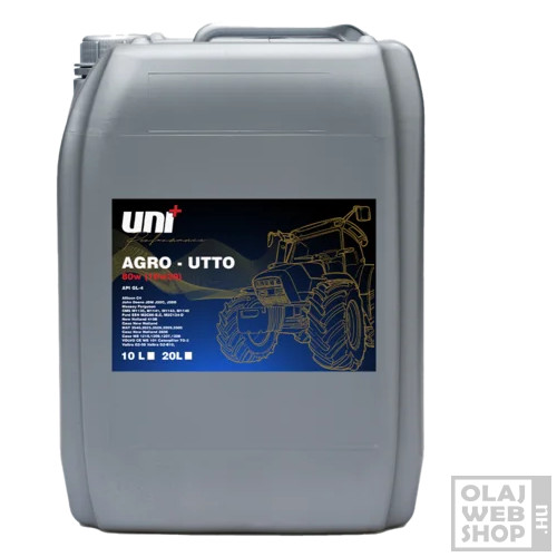 Uni+Performance Agri-UTTO 80W (10W-30) traktorhajtómű- és hidraulikaolaj 10L