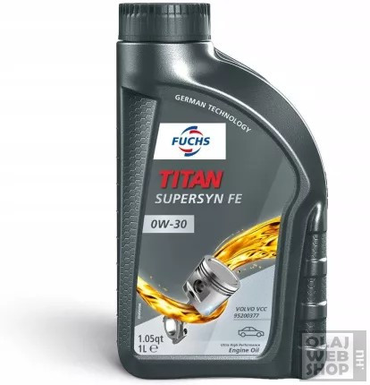 Fuchs Titan Supersyn FE 0W-30 motorolaj VOLVO A5/B5 1L