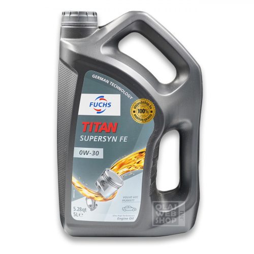 Fuchs Titan Supersyn FE 0W-30 motorolaj VOLVO A5/B5 5L