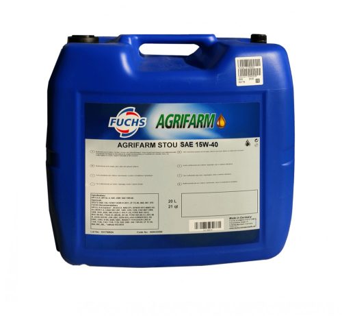 Fuchs Agrifarm STOU 15W-40 mezőgazdasági multifunkciós olaj 20L