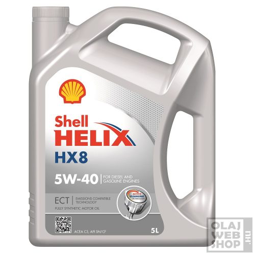 Shell Helix HX8 ECT 5W-40 motorolaj 5L