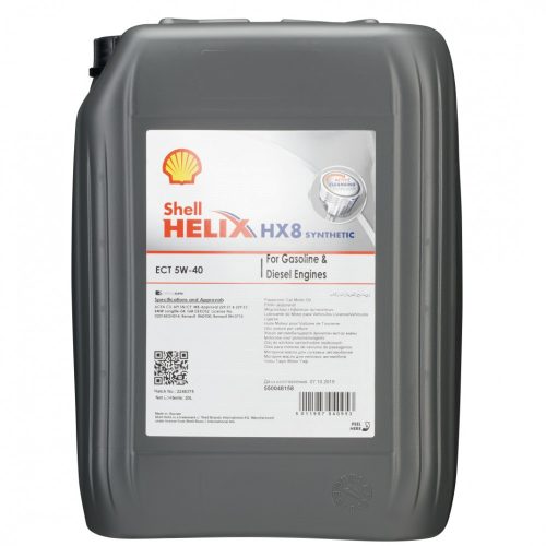 Shell Helix HX8 ECT 5W-40 motorolaj 20L