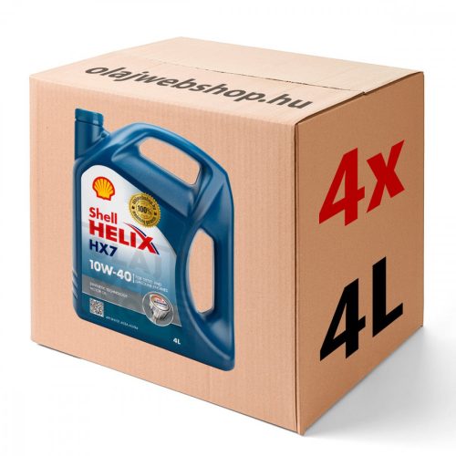 Shell Helix HX7 10W-40 motorolaj 16L karton