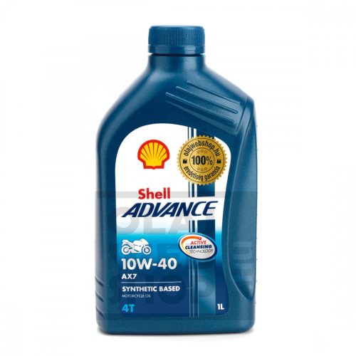 Shell Advance AX7 4T 10W-40 motorkerékpár olaj 1L