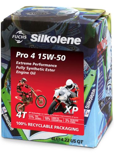 Fuchs Silkolene Pro 4 XP 15W-50 motorkerékpár olaj 4L