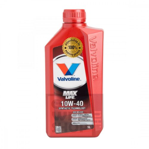 Valvoline Maxlife 10W-40 motorolaj 1L