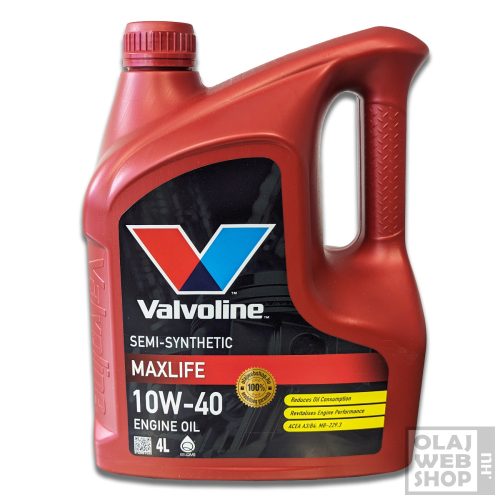 Valvoline Maxlife 10W-40 motorolaj 4L