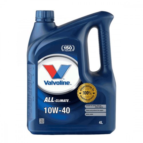 Valvoline All-Climate 10W-40 motorolaj 4L