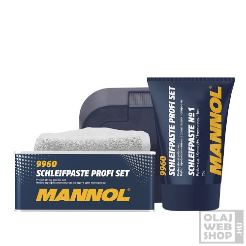 Mannol 9960 Schleifpaste Profi Set polírozó készlet