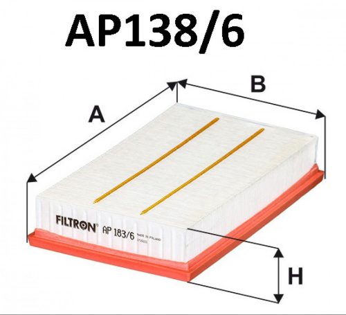 Filtron levegőszűrő AP183/6