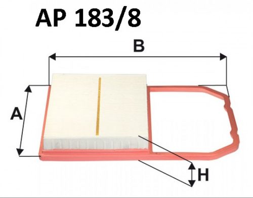 Filtron levegőszűrő AP183/8