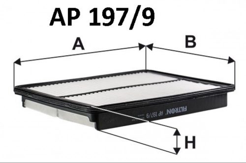 Filtron levegőszűrő AP197/9