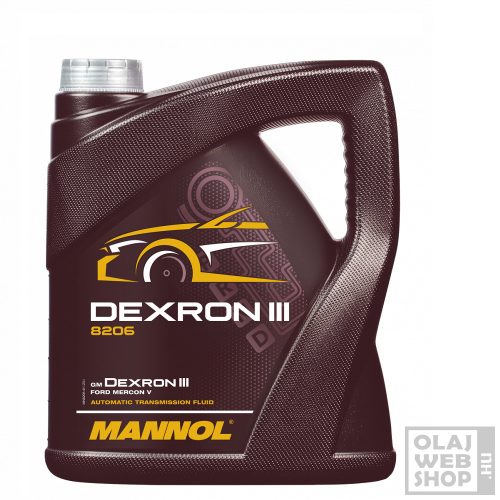 Mannol 8206 ATF Dexron III automata váltóolaj 4L