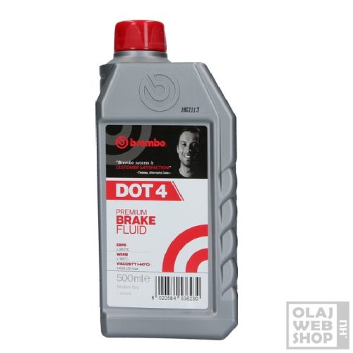 Brembo Premium Brake Fluid DOT 4 fékfolyadék 500 ml