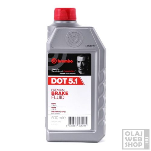 Brembo Premium Brake Fluid DOT 5.1 fékfolyadék 500ml