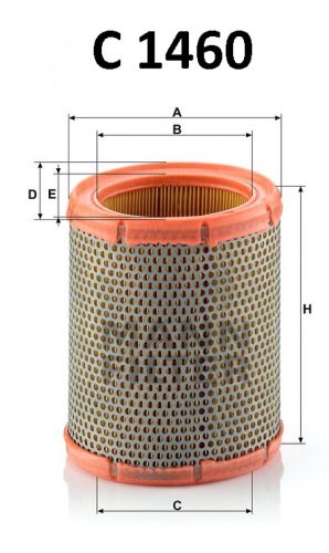 Mann-Filter levegőszűrő C1460