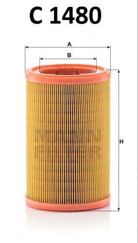 Mann-Filter levegőszűrő C1480