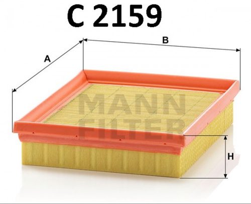 Mann-Filter levegőszűrő C2159