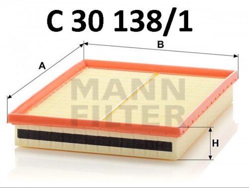 Mann-Filter levegőszűrő C30138/1