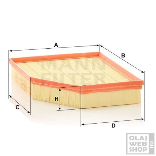 Mann-Filter levegőszűrő C30196