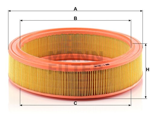 Mann-Filter levegőszűrő C3078