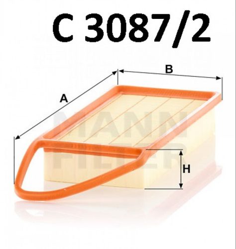 Mann-Filter levegőszűrő C3087/2