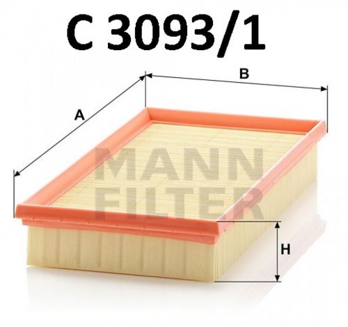 Mann-Filter levegőszűrő C3093/1