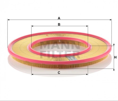 Mann-Filter levegőszűrő C4190