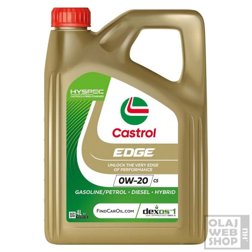 Castrol EDGE C5 0W-20 motorolaj 4L