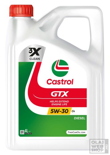 Castrol GTX C4 5W-30 motorolaj 4L