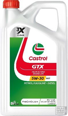 Castrol GTX RN17 5W-30 motorolaj 5L