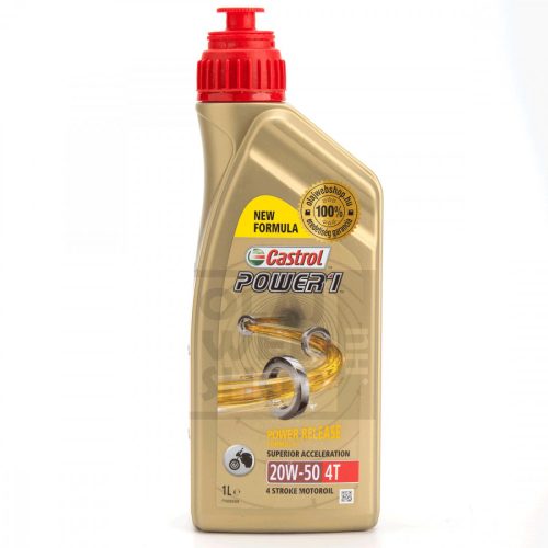 Castrol POWER1 4T 20W-50 motorkerékpár olaj 1L