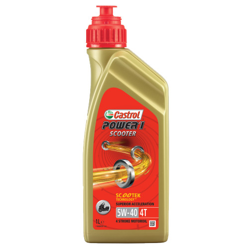 Castrol POWER1 Scooter 5W-40 4T robogó motorolaj 1L 