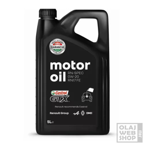 Castrol RN-SPEC RN17FE GTX 0W-20 motorolaj 5L