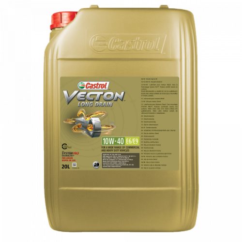 Castrol Vecton Long Drain E6/E9 10W-40 teherautó motorolaj 20L