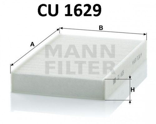 Mann-Filter pollenszűrő CU1629