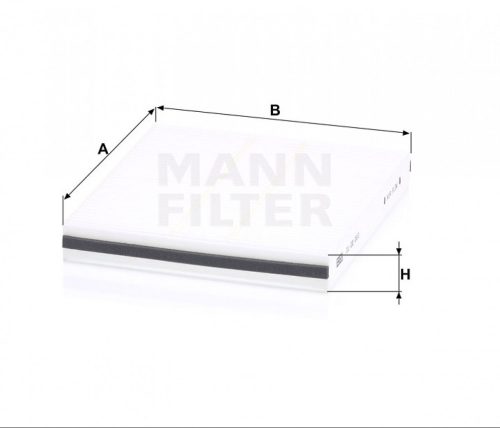 Mann-Filter pollenszűrő CU22003