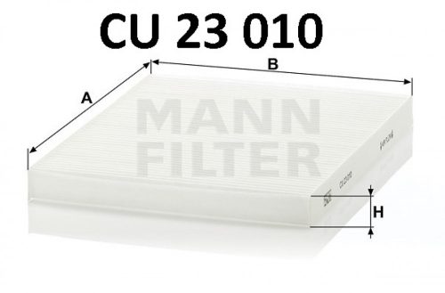 Mann-Filter pollenszűrő CU23010