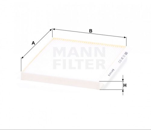 Mann-Filter pollenszűrő CU24013