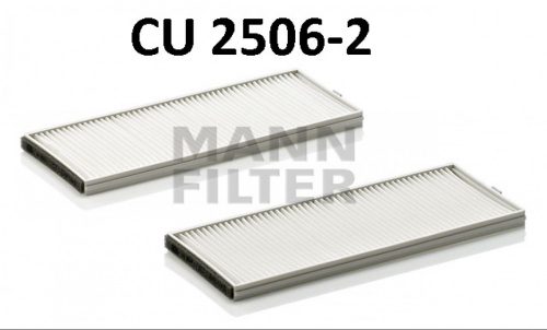 Mann-Filter pollenszűrő CU2506-2