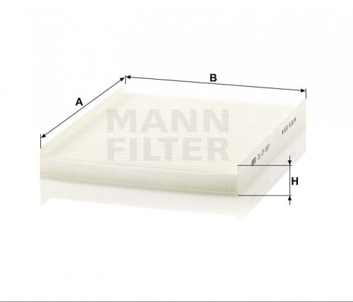 Mann-Filter pollenszűrő CU27007