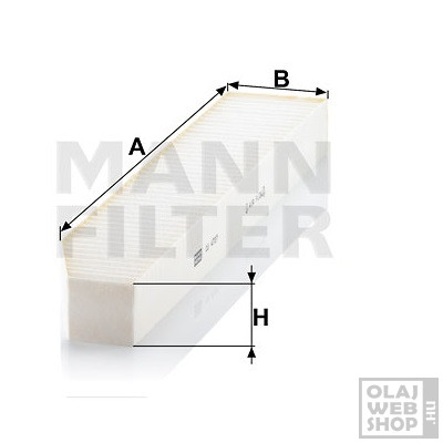 Mann-Filter pollenszűrő CU4727