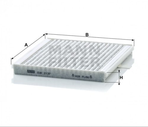 Mann-Filter aktívszenes pollenszűrő CUK2137