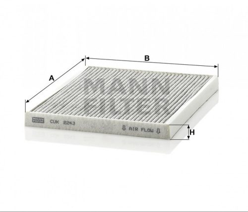 Mann-Filter aktívszenes pollenszűrő CUK2243