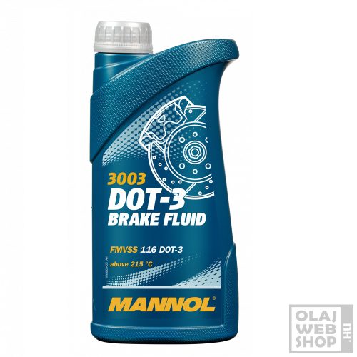 Mannol 3003 DOT-3 Brake Fluid fékfolyadék 500ml