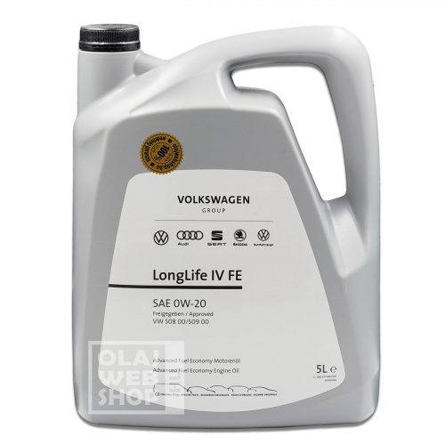 Volkswagen Longlife IV FE 0W-20 motorolaj 5L