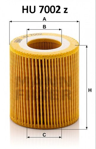 Mann-Filter olajszűrő HU7002Z