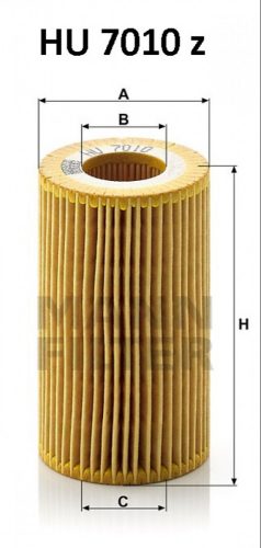 Mann-Filter olajszűrő HU7010Z