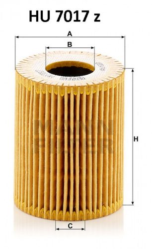 Mann-Filter olajszűrő HU7017Z